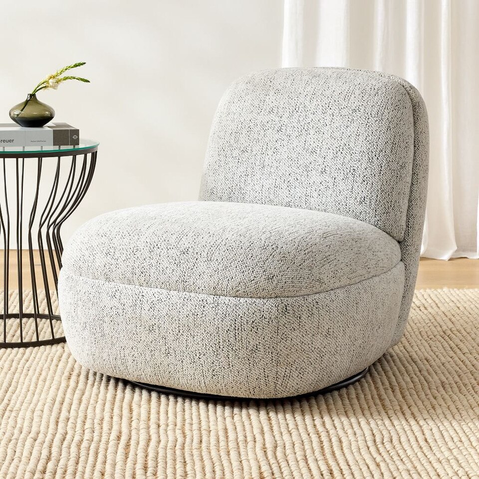 Addie Swivel Chair West Elm UK